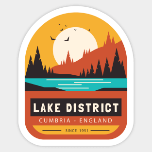 The Lake District - Cumbria England Sticker